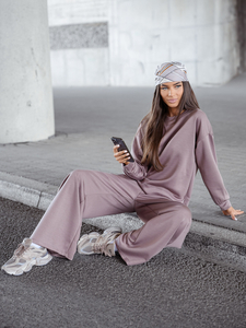 Trening cu fermoar pentru femei din două piese Unt Cappuccino Bolf 821111