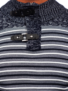 Pulover bleumarin Bolf 1028