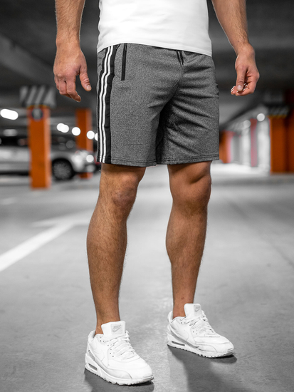 Pantaloni scurți de training grafit Bolf 68005