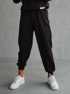 Set trening din două piese pentru femei negru Bolf 82162