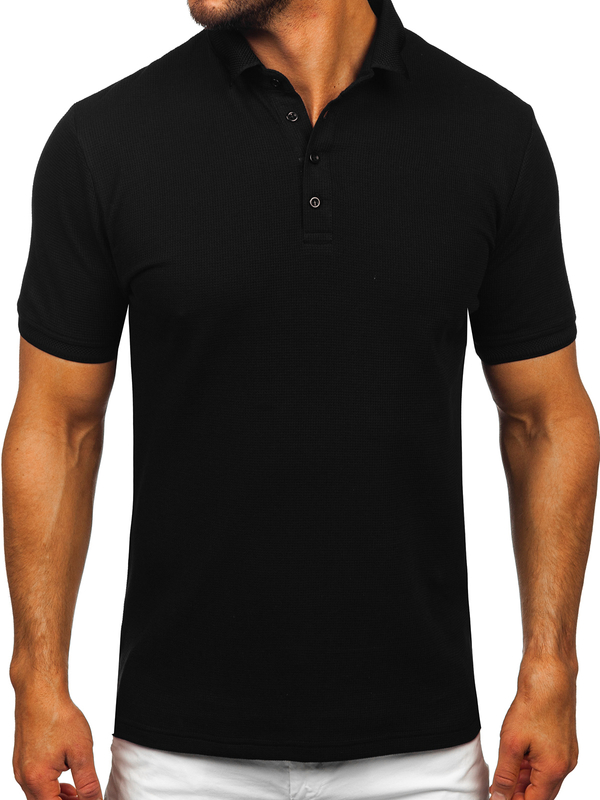 Tricou polo negru Bolf 2004
