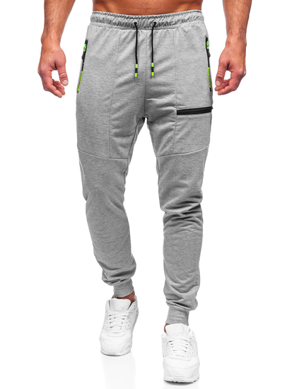 Pantaloni joggers gri Bolf K10353