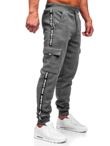 Pantaloni joggers cargo grafit Bolf JX8715