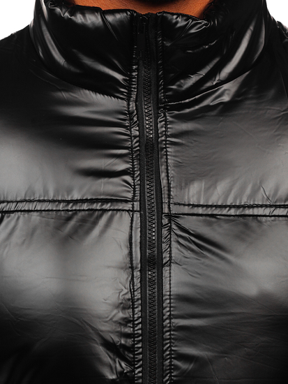 Geacă de iarnă neagră Bolf 1188