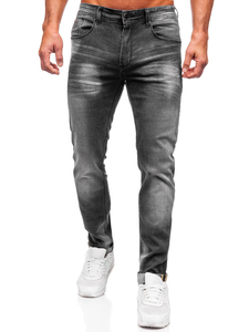 Blugi pentru bărbați, negri, slim fit, Bolf MP0171N