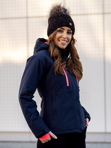 Geacă de iarnă bleumarin sport dame Bolf HH012