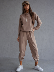 Set trening din două piese pentru femei cappuccino Bolf 82162