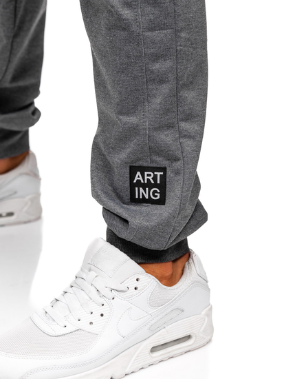 Pantaloni de jogging antracit pentru bărbați de la Bolf JX6355