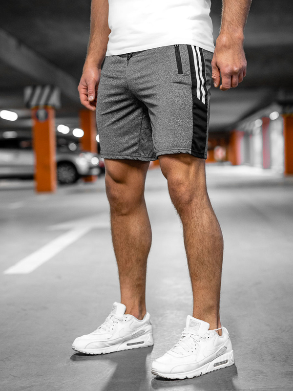 Pantaloni de trening grafit pentru bărbați Bolf 68006A