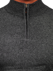 Pulover negru Bolf S8274