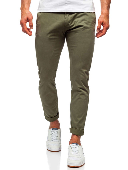 Pantaloni verde chinos Bolf 1146
