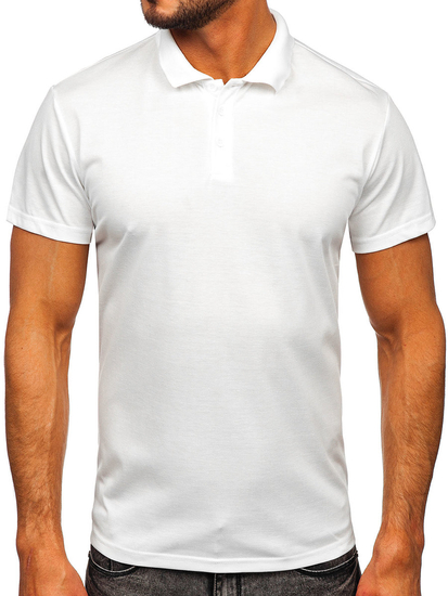 Tricou polo alb Bolf 8T80