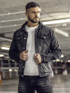 Geacă de blugi grafit Bolf 200A