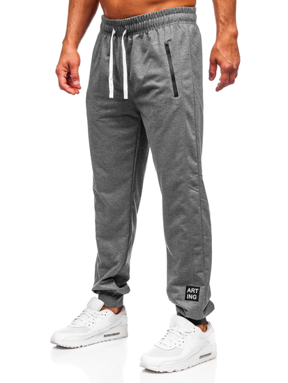 Pantaloni de jogging antracit pentru bărbați de la Bolf JX6355