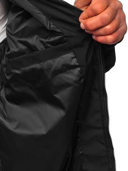 Geacă de primăvară neagră Bolf 5M3112