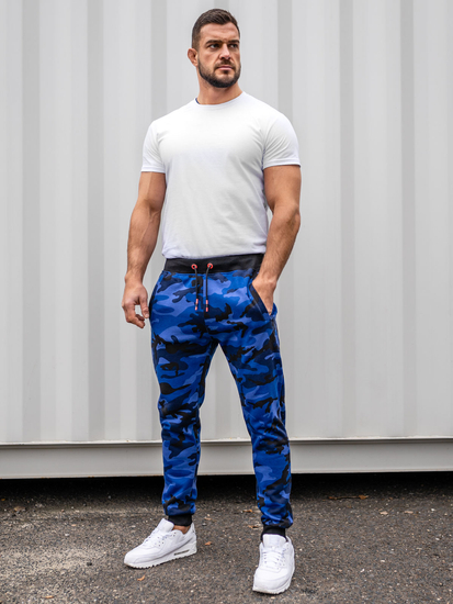 Pantaloni de trening army-bleumarin Bolf KZ15A