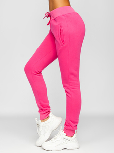Pantaloni de trening dame roz Bolf CK-01