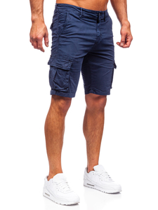 Pantaloni  scurți cargo bleumarin Bolf YF2221