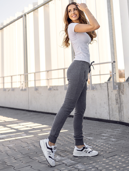 Pantaloni de trening dame grafit Bolf CK-01