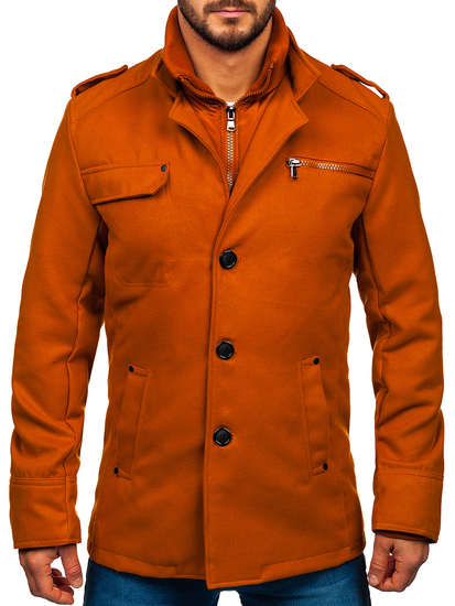Palton pentru bărbați cămilă Bolf 8856A1