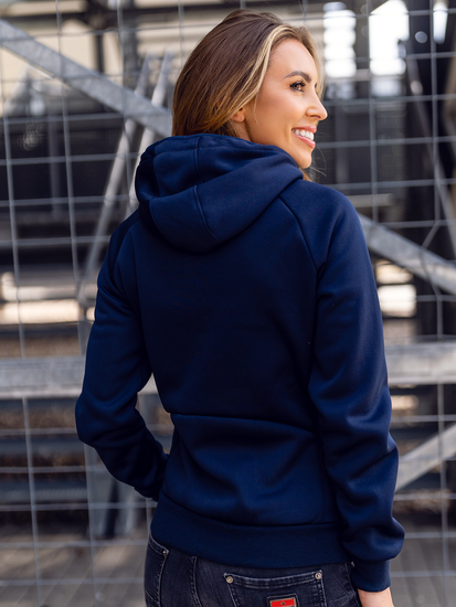 Hanorac/Jachetă sport bleumarin pentru femei Bolf KSW4009A