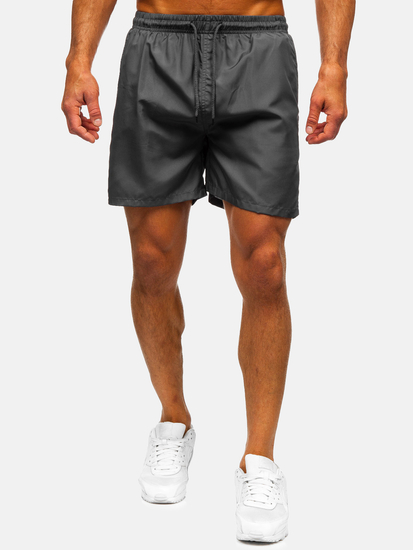 Pantaloni scurți de baie bărbătești grafit Bolf QD32