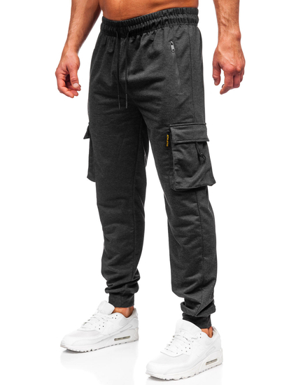 Pantaloni de trening joggers cargo grafit Bolf JX6363