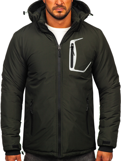 Geacă de iarnă kaki Bolf HKK2025