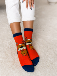 Șosete de Crăciun multicolor dame Bolf M798-4P 4 PACK