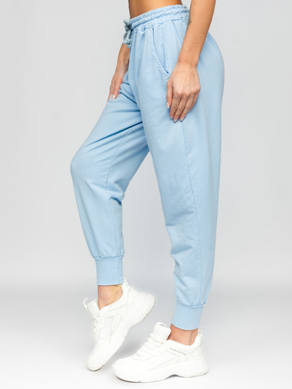 Pantaloni de training albastru-aprins dame Bolf 0011