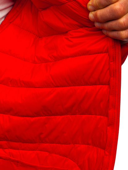 Geacă roșie matlasată Bolf 13007