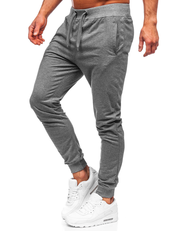 Pantaloni joggers grafit Bolf 68K10001