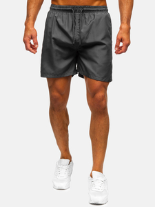 Pantaloni scurți de baie bărbătești grafit Bolf QD32