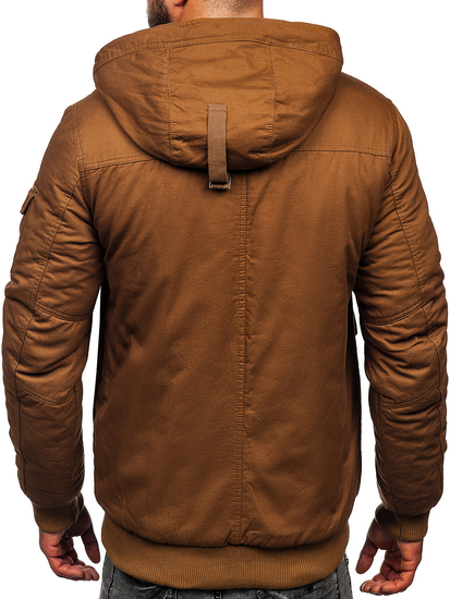 Geacă de iarnă groasă bumbac camel Bolf 1890