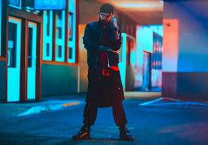 Teniși înalți pentru bărbat negri Bolf 3001