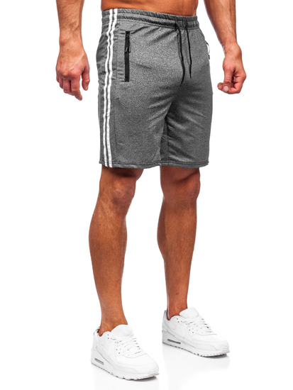 Pantaloni scurți de training grafit Bolf 68024