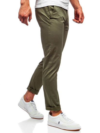 Pantaloni verde chinos Bolf 1146