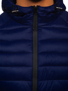 Geacă bleumarin matlasată Bolf 13021