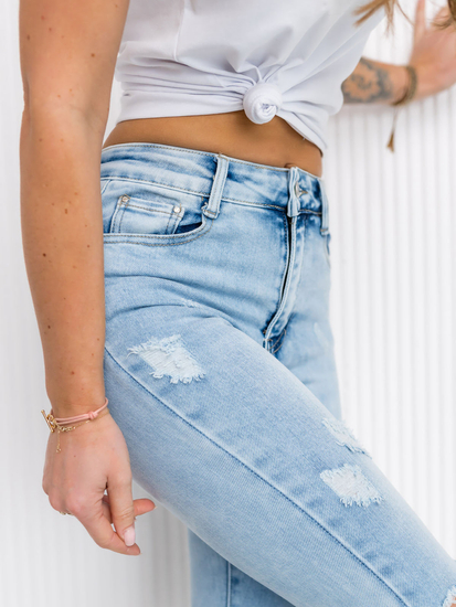 Blugi albaștri dame Bolf Push Up Bolf L82-5