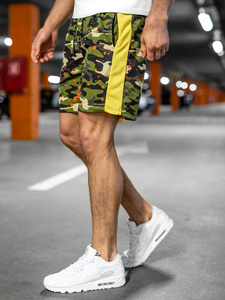 Pantaloni scurți de training verzi Bolf KS2565