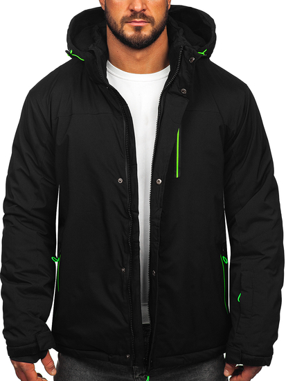 Geacă de ski sport negru-verde Bolf 7097