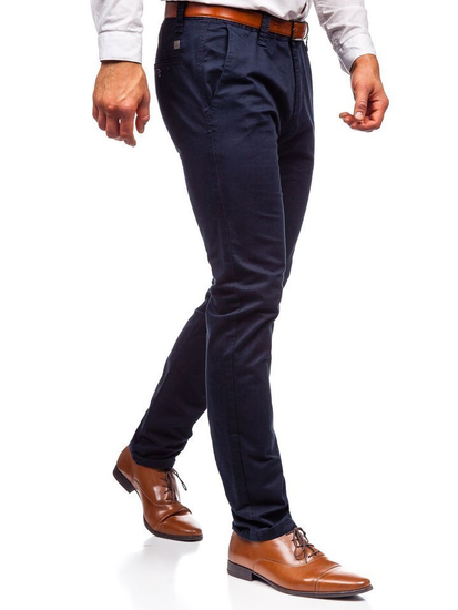 Pantaloni chinos bleumarin Bolf KA6807-11