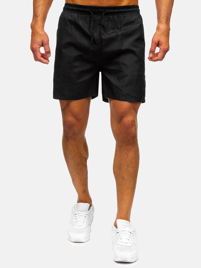 Pantaloni scurți de baie bărbătești negri Bolf QD32