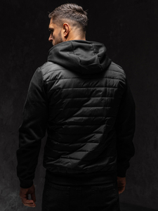 Geacă neagră Bolf  KS2232A1