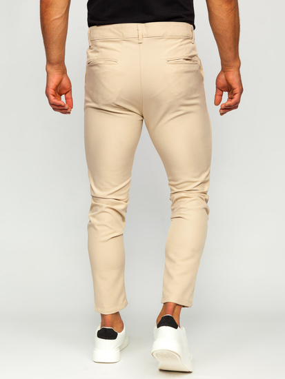 Pantaloni chinos bej Bolf 0031