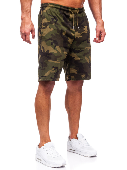 Pantaloni scurți de trening army kaki Bolf 8K283