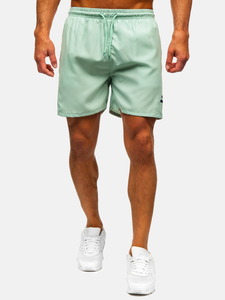 Pantaloni scurți de baie bărbătești mentă Bolf QD29