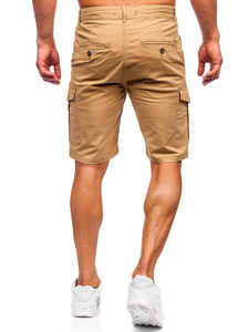Pantaloni scurți cargo camel Bolf MP0188K