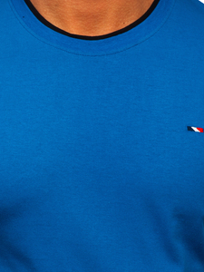 Tricou albastru Bolf 14316