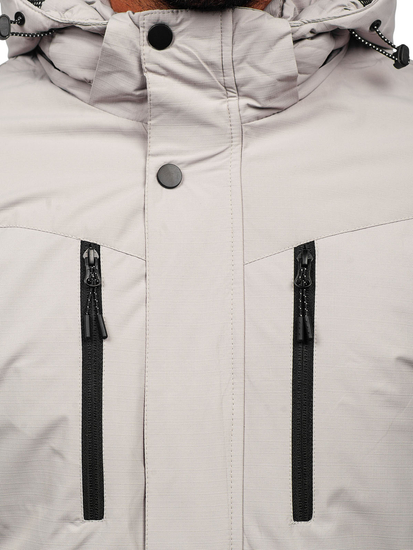 Geacă de iarnă gri Bolf 22M320